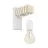 Eglo Wandleuchte Townshend Stahl Weiß | IP20 - Geeignet für 1x E27 